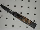 AKC Mini Concord Cheetah OTF Automatic Knife Black Flat Grind