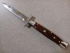 AKC Swinguard 9" Italian Automatic Stiletto Snakewood