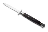 AKC World 11" Ebony Wood Italian Swinguard Automatic Knife