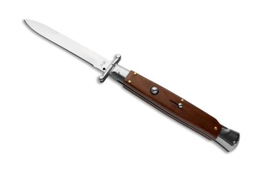 AKC World 11" Rosewood Italian Swinguard Automatic Knife