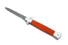 AKC X-Treme Shadow 11" Orange Stiletto Automatic Knife Stone Washed Bayo