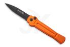 AKC Ace X-treme Orange Italian Automatic Knife Black Dagger