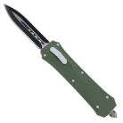 Army Green D/A OTF Automatic Knife Dagger