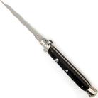 Automatic Break Tide XL Large Stiletto Switchblade Black Kriss