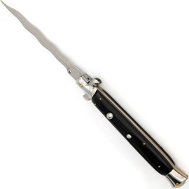 Automatic Break Tide XL Large Stiletto Switchblade Black Kriss