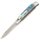 Automatic Land to Surf Abalone Lever Lock Switchblade Knife