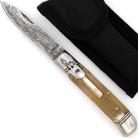 Automatic Land to Surf Brazilian Horn Lever Lock Switchblade Knife