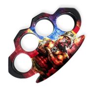Bad Dog Paperweight Brass Knuckles