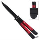 Balisong Red Devil Folding Butterfly Knife