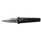 Bear And Son Bold Action 3 Stiletto Automatic Knife Black Satin