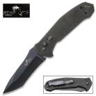 Bear OPS Bold Action 5 Automatic Knife G10 Black Tanto