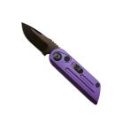 Bear Ops 2.5 Inch Bolt Action Automatic Knife Purple XIV AC-1400