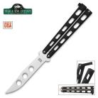 Bear & Son Black Butterfly Knife Trainer 5 inch