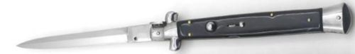 Big Boy Stiletto Black Pearl 13" Automatic Knife Satin Dagger
