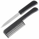 Black Comb Knife Satin Dagger