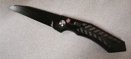 Diablo Automatic Knife Tactical Black Aluminum Black Plain 8.25"