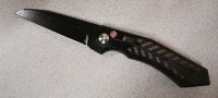 Diablo Automatic Knife Tactical Black Aluminum Black Plain 8.25"