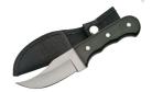 Black Wood Full Tang Short Skinning Knife 6.25"