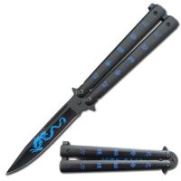 Blue Dragon Lightweight Butterfly Knife