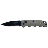 Boker Kalashnikov Gun Metal Grey Automatic Knife Black Serrated