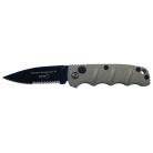 Boker Mini Magnum 73 Grey Automatic Knife Black Serrated