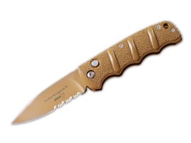 Boker Plus Automat Kalashnikov 74 Automatic Knife Beige D2 Serrated