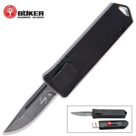 Boker Plus USB OTF Automatic Knife D2 Tool Steel