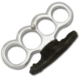 Godfather Brass Knuckles Silver Belt Buckle Paperweight