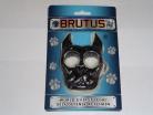 Brutus Black Self Defense Knuckle Keychain