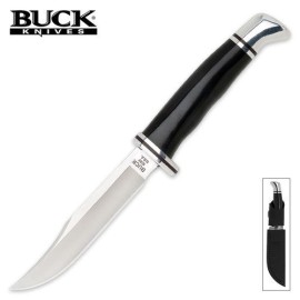 Buck Woodsman Black Fixed Blade Boot Knife