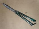 Butterfly Knife 10" Balisong Green