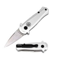 California Legal Automatic Knife Compact and Powerful Silver