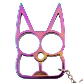 Cat Knuckles Self Defense Weapon Rainbow