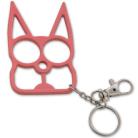 Cat Protector Knuckle Keychain Red
