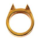 Cat Ring Self Defense Finger Tool Gold