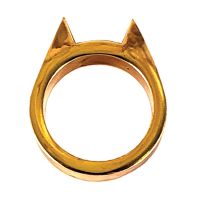 Cat Ring Self Defense Finger Tool Gold
