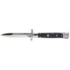 Classic Black Swing Guard Automatic Knife Satin Bayo