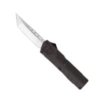 CobraTec Black Lightweight Auto, 3.5" D2 Tanto Blade, Aluminum Handle