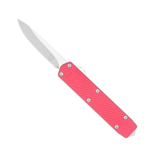 CobraTec Red Mini Mamba Gen II Auto, 2.25" D2 Blade, Aluminum Handle