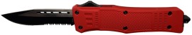 Cutting Edge Heretic D/A OTF Automatic Knife Red Drop Point Serrated