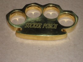 Dalton Sucker Punch 15 Ounce Brass Knuckles