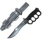 Defender Xtreme 13" Trench Knife Serrated Top Edge