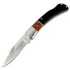 Defender Xtreme 7" Folding Lock Back Knife Black Wood