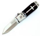 Defender Xtreme Mini Cross Automatic Knife Black