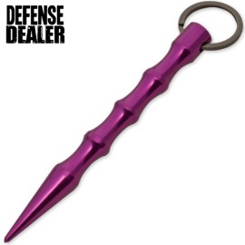 Defense Dealer 5 Inch Purple Keychain Kubotan