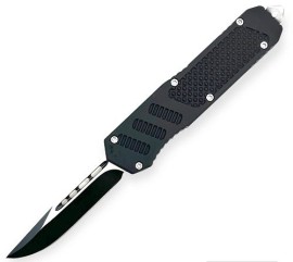 Delta Force 7" Black D/A OTF Automatic Knife Drop Point