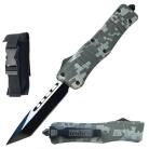 Delta Force Digital Camo D/A OTF Auto Open Pocket Knife Tanto Two Tone