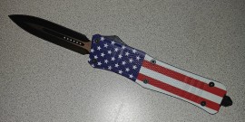Delta Force USA OTF Automatic Knife Black Dagger