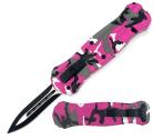 Demon Mini Pink Camo D/A OTF Automatic Knife Dagger