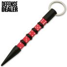 Dice Red Self Defense Black Keychain Kubaton